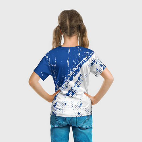 Детская футболка Volvo - Texture / 3D-принт – фото 6