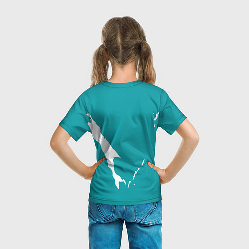 Детская футболка Сахалин герб / 3D-принт – фото 6