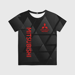 Детская футболка Mitsubishi Геометрия треугольники