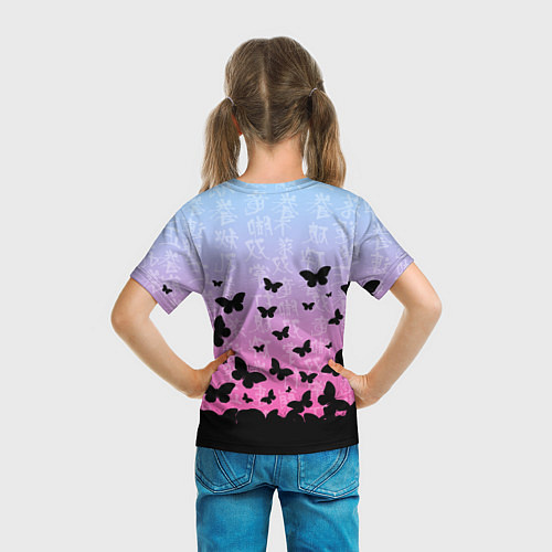Детская футболка Stray Kids Бабочки / 3D-принт – фото 6