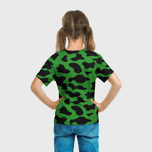 Детская футболка Армейский камуфляж / 3D-принт – фото 6