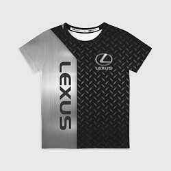 Футболка детская Lexus Лексус Сталь матал, цвет: 3D-принт