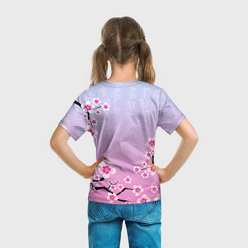 Детская футболка Stray Kids цветы сакуры / 3D-принт – фото 6