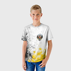 Футболка детская RUSSIAN EMPIRE - ГЕРБ Краска, цвет: 3D-принт — фото 2