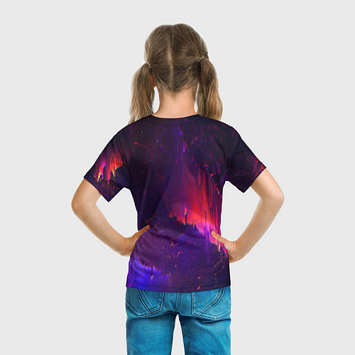 Детская футболка Space Glitch / 3D-принт – фото 6