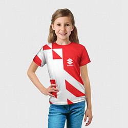 Футболка детская SUZUKI autosport, цвет: 3D-принт — фото 2