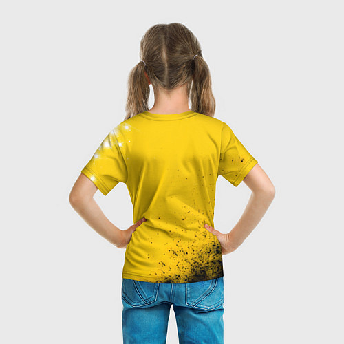 Детская футболка РОССИЙСКАЯ ИМПЕРИЯ - ГЕРБ Арт / 3D-принт – фото 6