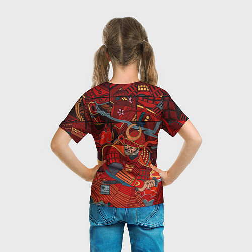 Детская футболка Инстинкт Самурая / 3D-принт – фото 6
