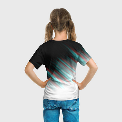 Детская футболка EXILIA GLITCH LOGO / 3D-принт – фото 6