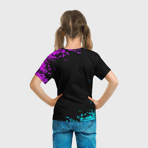 Детская футболка Adele neon / 3D-принт – фото 6
