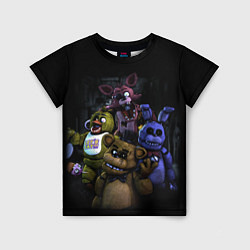 Футболка детская Five Nights at Freddys - FNAF персонажи игры, цвет: 3D-принт