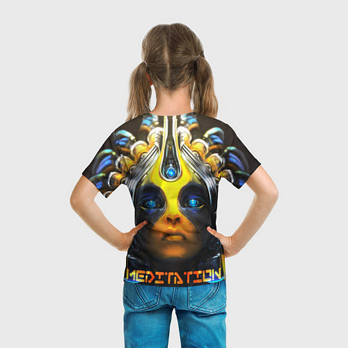 Детская футболка Meditation 2022 / 3D-принт – фото 6