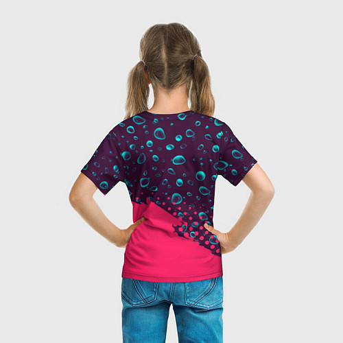 Детская футболка MITSUBISHI Sport Краски / 3D-принт – фото 6