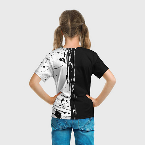 Детская футболка Blink 182 БРЫЗГИ / 3D-принт – фото 6