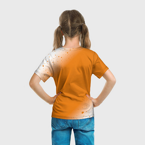 Детская футболка ЛИСИЧКА Градиент / 3D-принт – фото 6