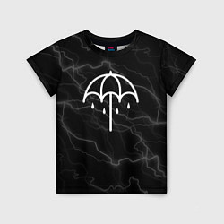 Футболка детская Bring me the horizon молнии, цвет: 3D-принт