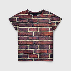 Футболка детская Brick Wall, цвет: 3D-принт