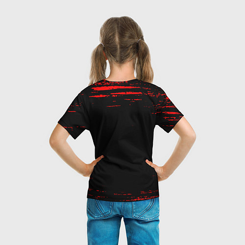 Детская футболка Eat Sleep Darksiders Repeat Краска / 3D-принт – фото 6