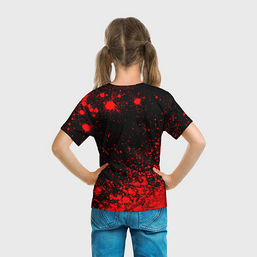 Детская футболка Eat Sleep Dead Island Repeat Краска / 3D-принт – фото 6