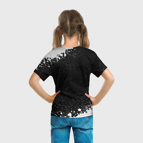 Детская футболка 30 Seconds to Mars КОТ Краска / 3D-принт – фото 6