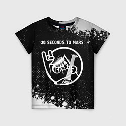 Футболка детская 30 Seconds to Mars КОТ Краска, цвет: 3D-принт