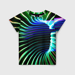 Футболка детская Portal Fashion pattern Neon, цвет: 3D-принт