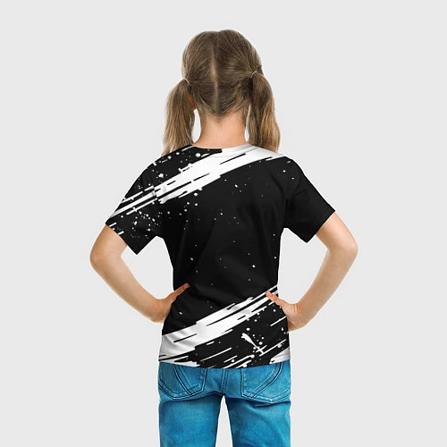 Детская футболка Hollywood undead logo / 3D-принт – фото 6