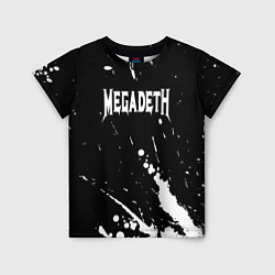 Футболка детская Megadeth, цвет: 3D-принт