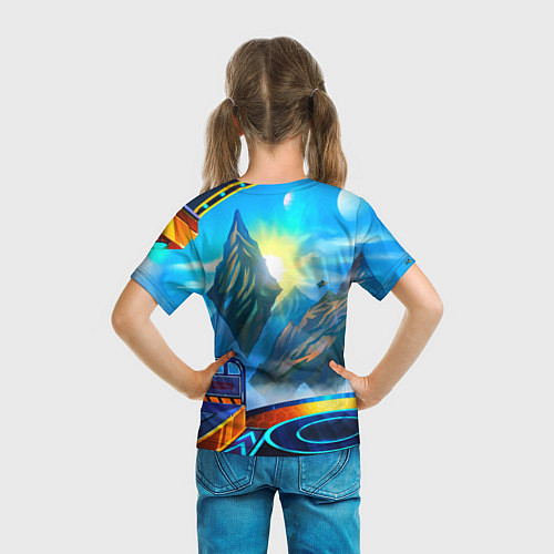 Детская футболка JANET BRAWLSTARS ДЖАНЕТ / 3D-принт – фото 6