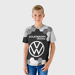 Футболка детская VOLKSWAGEN RACING Графика, цвет: 3D-принт — фото 2