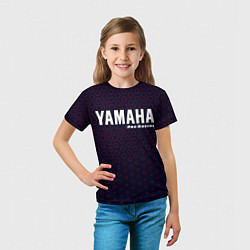 Футболка детская YAMAHA Pro Racing Соты, цвет: 3D-принт — фото 2