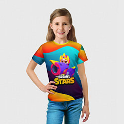 Футболка детская BrawlStars Bonny, цвет: 3D-принт — фото 2