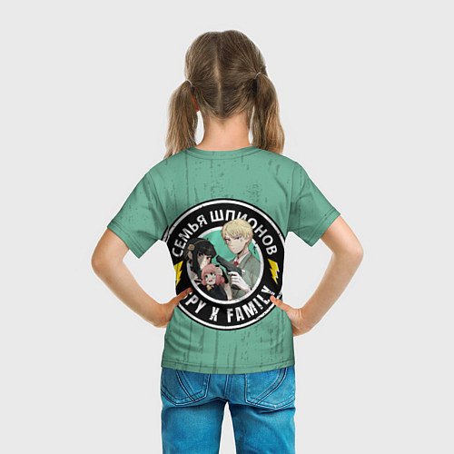 Детская футболка Семья шпионов / 3D-принт – фото 6