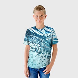 Футболка детская Wave Pacific ocean, цвет: 3D-принт — фото 2