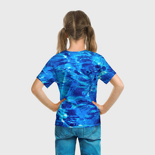 Детская футболка Vanguard abstraction Water / 3D-принт – фото 6