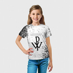 Футболка детская Powerwolf знак, цвет: 3D-принт — фото 2