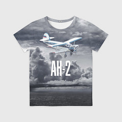 Футболка детская Пассажирский самолет Ан-2, цвет: 3D-принт
