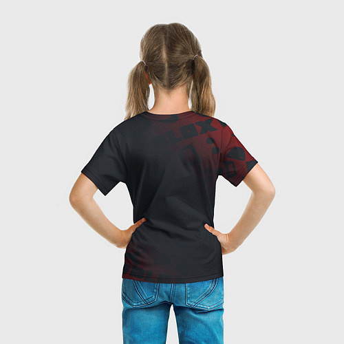 Детская футболка ROBLOX - СВИНКА ПИГГИ / 3D-принт – фото 6