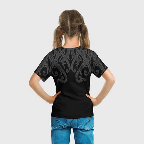 Детская футболка Помни, славянин, свои корни / 3D-принт – фото 6