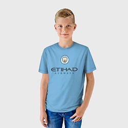 Футболка детская De Bruyne Де Брёйне Manchester City домашняя форма, цвет: 3D-принт — фото 2