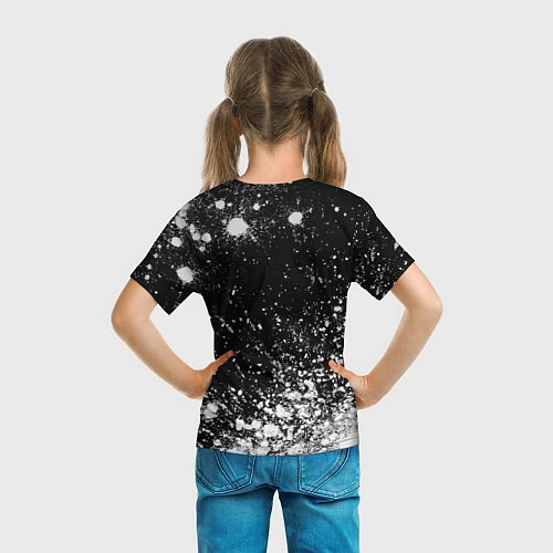 Детская футболка Агата Кристи Rock Cat FS / 3D-принт – фото 6