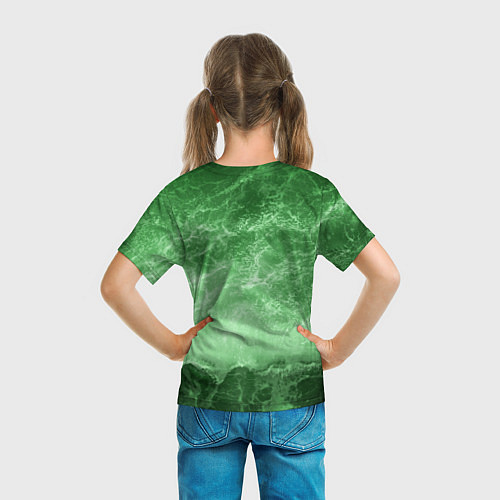 Детская футболка Вегвизир Рунический Компас 3D / 3D-принт – фото 6