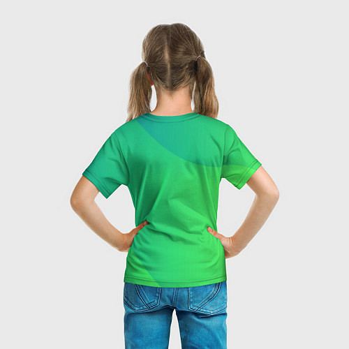 Детская футболка Алоэ в горшочке / 3D-принт – фото 6