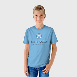Футболка детская Manchester City ФОДЕН Домашняя форма 2223, цвет: 3D-принт — фото 2