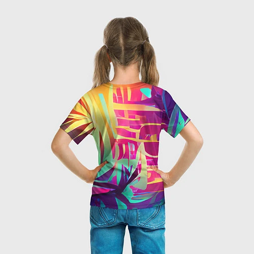 Детская футболка Хиппи вайб / 3D-принт – фото 6