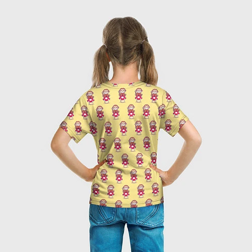 Детская футболка Обезьянка на грибе / 3D-принт – фото 6