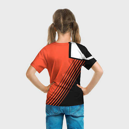 Детская футболка FOX X KTM Сollaboration / 3D-принт – фото 6