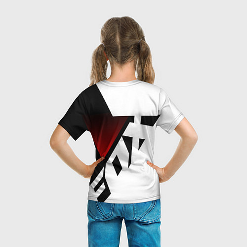 Детская футболка MOTO FOX - Мотокросс / 3D-принт – фото 6