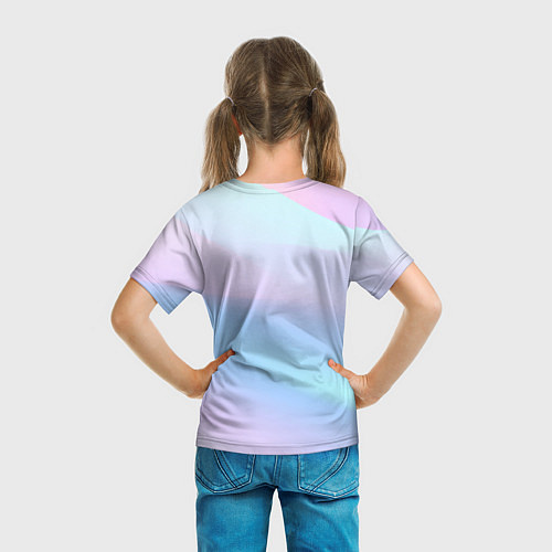 Детская футболка Взлетающий единорог / 3D-принт – фото 6