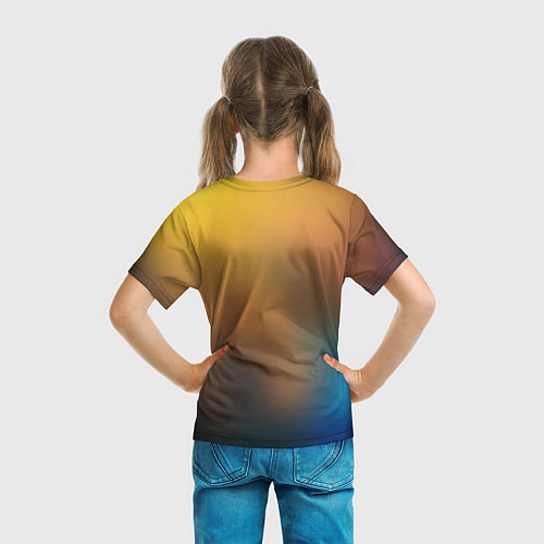 Детская футболка В ЛЮБВИ КАК НА ВОЙНЕ КАГУЯ СИНОМИЯ / 3D-принт – фото 6